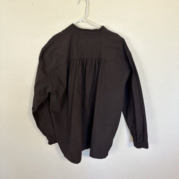 Vtg Scully Mens Brown Peruvian Cotton Pullover Shirt XL Heavy Western Ranch - Picture 4 of 9